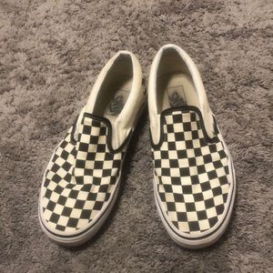 checkered vans